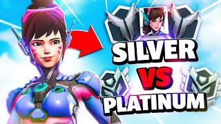 When a SILVER Dva plays against PLAT players  Spectating Overwatch 2 [upl. by Nert]