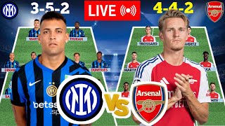 🚨 ARSENAL VS INTER MILAN HEAD TO HEAD POTENTIAL STARTING LINE UP🔥  UEFA CHAMPIONS LEAGUE 202425✅ [upl. by Neraj]