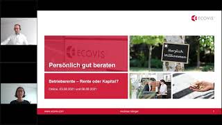 Betriebsrente – Rente oder Kapital [upl. by Nyvets703]