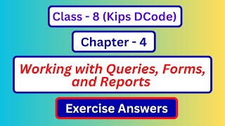 Class 8 Computer Lesson 4 Question Answer  Dcode class 8 chapter 4 question answer  Decode kips [upl. by Laure]