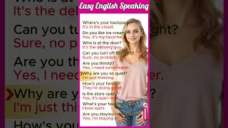 Easy English Conversations part6 englishforbeginners english englishlessonsforbeginners [upl. by Nwahsyt]