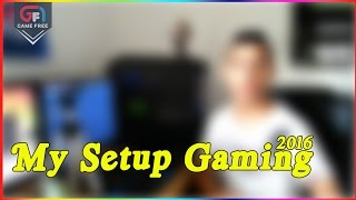 جولة في مكتبي 2016  My Setup Gaming  Octobre 2016 [upl. by Aihsekel]