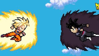 The Return Of Goku Black Episode  1 Sprite Animation [upl. by Pail]