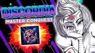 DISCORDIA MID  ABRAZANDO EL COOLDOWN  SMITE Master Conquest [upl. by Ardnasirhc]