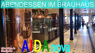 Abendessen im Brauhaus auf der AIDAnova [upl. by Alfy619]