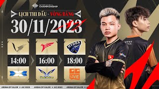 VGM vs DCG l TLN vs FW l BHD vs GGL  VÒNG BẢNG AIC 2023  NGÀY 3011 [upl. by Brezin898]