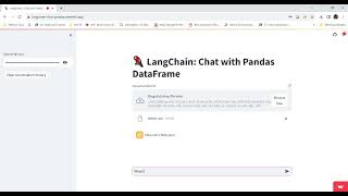 LangChain Chat with Pandas DataFrame [upl. by Enaled]