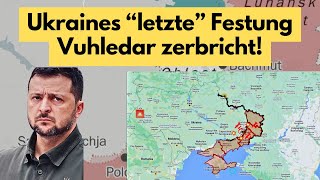 Front Update Vuhledar in Trümmern Ukrainische Verteidigung wird von russischen Kräften überrannt [upl. by Ettezil]