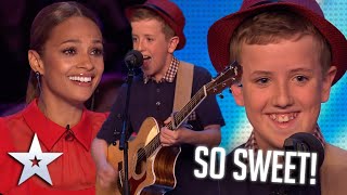 12yearold writes CUTE LOVE SONG for his SECRET CRUSH  Audition  BGT Series 9 [upl. by Maurizio]