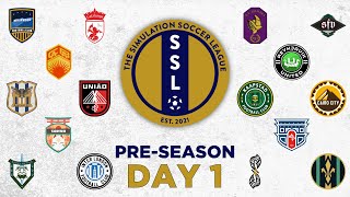 Simulation Soccer League  Season 17  Minor League  Preseason Day 1 [upl. by Weeks]