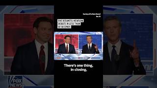 The DeSantis and Newsom debate on Fox News in less than 60 seconds [upl. by Dnomaid]