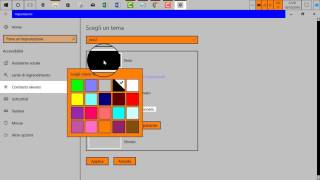 COME CAMBIARE I COLORI DELLO SFONDO FINESTRE  PULSANTI E PASSAGGIO MOUSE IN WINDOWS 10 [upl. by Tnilk741]