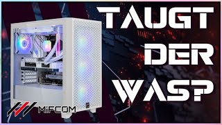 MIFCOM  White Gaming PC Core R5  Taugt der was [upl. by Barcellona]