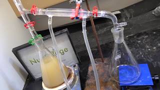 Purifying and Drying Diethyl Ether For Grignard Reactions Using Potassium Hydroxide and Sodium [upl. by Novelia]