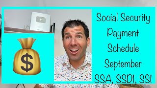 Social Security Payment Schedule for September 2023  SSA SSDI SSI [upl. by Kifar]