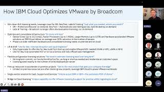 12 How IBM Cloud Optimizes VMware by Broadcom [upl. by Laurentium]