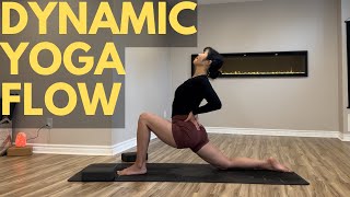 28 Minutes Dynamic Vinyasa Yoga Flow  All Levels amp Variation [upl. by Roderick]