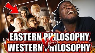 Eastern Philosophers vs Western Philosophers Epic Rap Battles of History REACTION [upl. by Stratton]