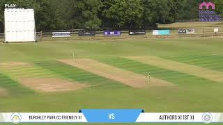 Burghley Park CC Friendly XI v Authors XI 1st XI [upl. by Hutson403]