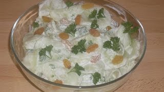 Recette de concombre au yaourt grec et au raisins blond Recette facile [upl. by Onofredo812]