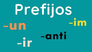 Prefijos en inglés [upl. by Okiron]