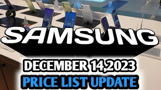 Samsung Prices Update Galaxy A02A02sA14A24A345GA545GS23FE [upl. by Trabue218]