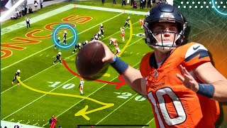 Breaking Down How Bo Nix Already Has Elite Pocket Presence [upl. by Pejsach887]