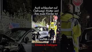 Esslingen  Der Autofahrer verlor die Kontrolle deinenachrichten news aktuellenachrichten viral [upl. by Abba]