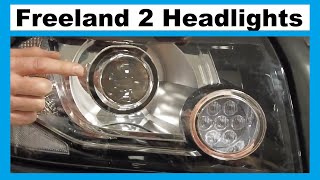 Land Rover Freelander 2 Headlights conversion upgrade to later LR2 headlamps using plug amp play loom [upl. by Haelat]