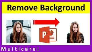 How to remove background in PowerPoint  In Hindi [upl. by Frost513]