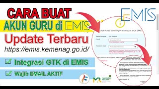 Rilis Fitur EMIS  Cara Buat Akun Guru di EMIS 40  Integrasi SIMPATIKA Ke EMIS Terbaru [upl. by Huberman272]