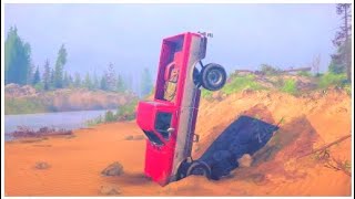 Spintires MUDRUNNER PS4 Fails and Funny Moments American Wilds DLC [upl. by Aurita588]