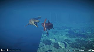 Jurassic World Evolution 2 Modified Dunkleosteus vs Mosasaurus [upl. by Napas663]