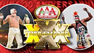 ¿CUÁL SERÁ LA CARTELERA FINAL DE TRIPLEMANÍA 30 CDMX [upl. by Levine]