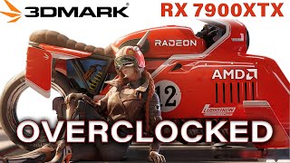 Default RX 7900XTX VS Manual Overclock  3D MARK Benchmark Suite [upl. by Etnovad]