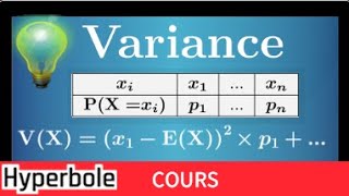 variance • écarttype • variable aléatoire • Comprendre la formule et savoir lutiliser [upl. by Eleon]