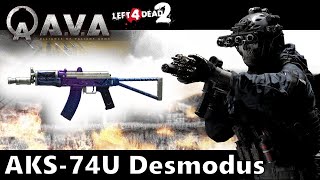 Left 4 Dead 2 Weapons Mod AKS74U Desmodus จากเกม Alliance Of Valiant Arms [upl. by Namrej]