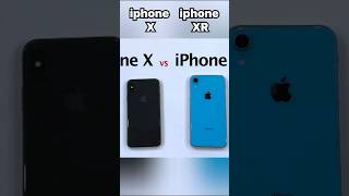 Iphone X vs iPhone XR look 🚀Who’s the best  shortsviralvideo [upl. by Acirrej]