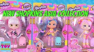 Season 8 Shopkins Shoppies Dolls Unboxing  Asia 2 Packs Opening  PSToyReviews [upl. by Powel397]