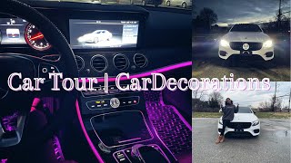 Car Tour  Car Decorations  MercedesBenz E300  Amazon Car Must Haves [upl. by Ajiram743]