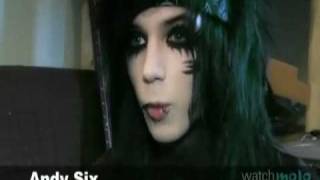 Andy Six Interview Debut Album 2010 Part 1 [upl. by Aihcrop]