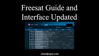 Freesat 4k TV Boxes Get A New Look User Interface and Guide [upl. by Loutitia]