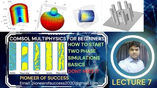 COMSOL for Beginners Lecture 8 how to start two phase flow simulations COMSOL beginners [upl. by Neelhtac]