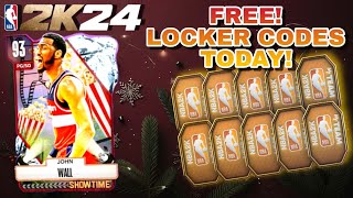 4 FREE LOCKER CODES TO POWER UP YOUR MyTEAM IN NBA 2K24 [upl. by Wallas141]