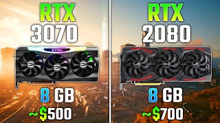 NVIDIA RTX 3070 vs RTX 2080  Test in 7 Games [upl. by Mixie]