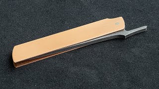 Knife Making  Japanese Folding Knife [upl. by Swain]