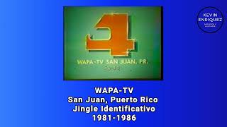 WAPATV Puerto Rico  Jingle Identificativo 19811986 [upl. by Emmi]