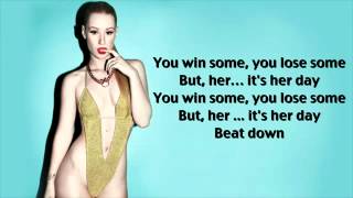 Iggy Azalea Beatdown with on screen lyrics HD [upl. by Scoter]