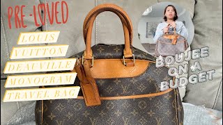 Louis Vuitton Deauville Monogram Travel Bag  All About Preloved Luxury Items [upl. by Yart]