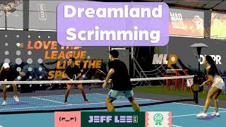 Minor League Pickleball Scrimming  DUPR 18 games 2  Dink Tai Fung 🎥 [upl. by Eninotna]